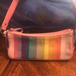 Pastel striped bag